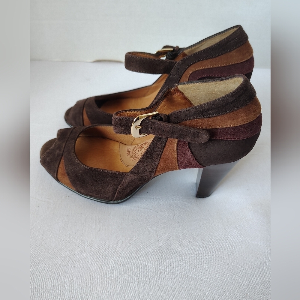 Sofft Brown Suede Heels Size 6M